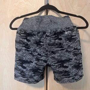 AYBL Black and Gray Camo Shorts
